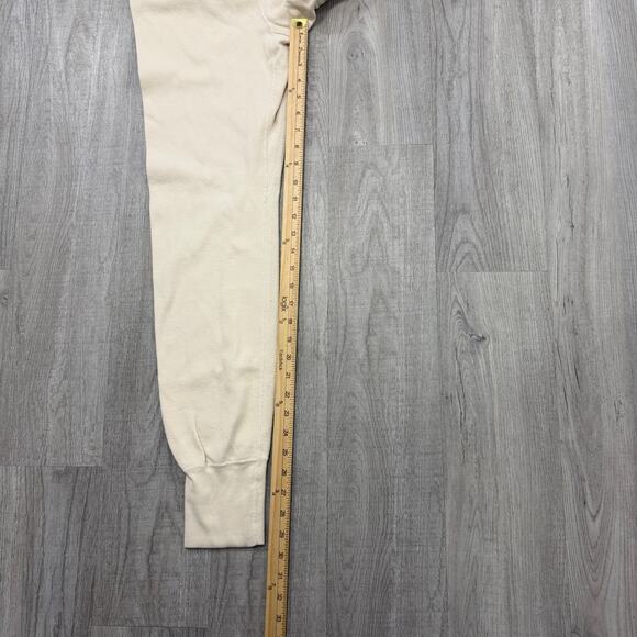 Carhartt Heavyweight Cotton Thermal Pants Men's Large Cream Base Layer Waffle - Picture 7 of 8